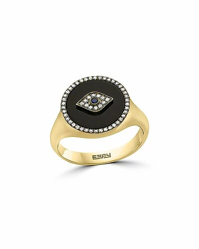 Effy Fine Jewelry Effy 14K 2.16 Ct. Tw. Diamond & Gemstone Ring Women 1 Effy Fine Jewelry Effy 14K 2.16 Ct. Tw. Diamond & Gemstone Ring Women