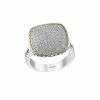 Effy Fine Jewelry Silver 0.34 Ct. Tw. Diamond Ring Women