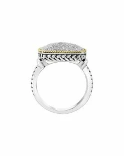 Effy Fine Jewelry Silver 0.34 Ct. Tw. Diamond Ring Women 6 Effy Fine Jewelry Silver 0.34 Ct. Tw. Diamond Ring Women -Effy Fine Jewelry Sales 6030042711 RLLD 3