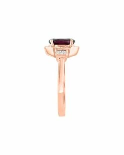 Effy Fine Jewelry Effy 14K Rose Gold 1.54 Ct. Tw. Diamond & Rhodolite Ring Women 5 Effy Fine Jewelry Effy 14K Rose Gold 1.54 Ct. Tw. Diamond & Rhodolite Ring Women -Effy Fine Jewelry Sales 6030069855 RLLD 3