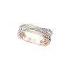 Effy Fine Jewelry Effy 14K Rose Gold 0.29 Ct. Tw. Diamond Half-Eternity Ring Women