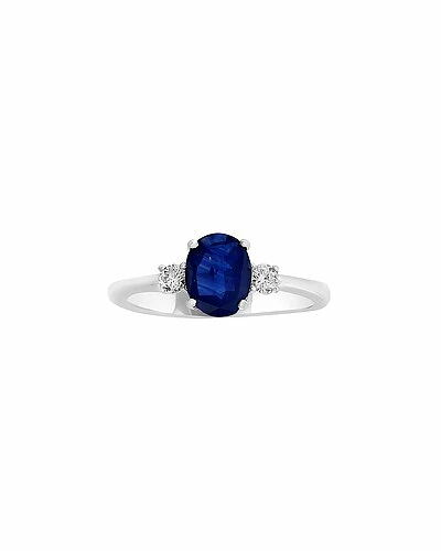 Effy Fine Jewelry Effy 18K 1.58 Ct. Tw. Diamond & Blue Sapphire Ring Women 2 Effy Fine Jewelry Effy 18K 1.58 Ct. Tw. Diamond & Blue Sapphire Ring Women - Image 2