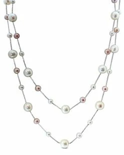 Effy Fine Jewelry Silver 4.5-8.5mm 4.5-8.5mm Freshwater Pearl Necklace Women