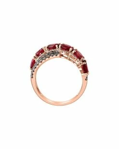 Effy Fine Jewelry Effy Bordeaux 14K Rose Gold 3.52 Ct. Tw. Diamond & Rhodolite Statement Ring Women 6 Effy Fine Jewelry Effy Bordeaux 14K Rose Gold 3.52 Ct. Tw. Diamond & Rhodolite Statement Ring Women -Effy Fine Jewelry Sales 6030182405 RLLD 3