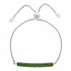 Effy Fine Jewelry Silver 1.20 Ct. Tw. Tsavorite Bracelet Women
