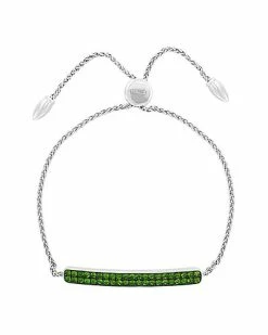 Effy Fine Jewelry Silver 1.20 Ct. Tw. Tsavorite Bracelet Women