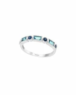 Effy Fine Jewelry 14K 0.65 Ct. Tw. London Blue Topaz Ring Women