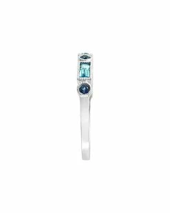 Effy Fine Jewelry 14K 0.65 Ct. Tw. London Blue Topaz Ring Women -Effy Fine Jewelry Sales 6030238395 RLLD 4