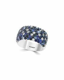 Effy Fine Jewelry Effy Silver 3.26 Ct. Tw. Sapphire Ring Women