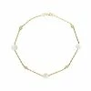 Effy Fine Jewelry Effy 14K 0.13 Ct. Tw. Diamond 4-5mm Pearl Bracelet Women