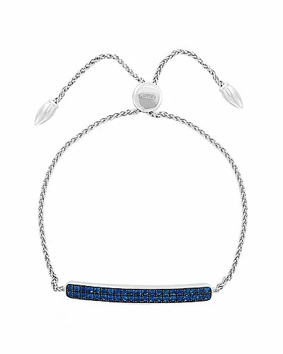 Effy Fine Jewelry Silver 1.11 Ct. Tw. Sapphire Bracelet Women 1 Effy Fine Jewelry Silver 1.11 Ct. Tw. Sapphire Bracelet Women