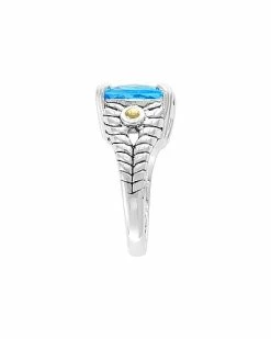 Effy Fine Jewelry Effy Silver 7.60 Ct. Tw. Blue Topaz Ring Women -Effy Fine Jewelry Sales 6030313761 RLLD 3
