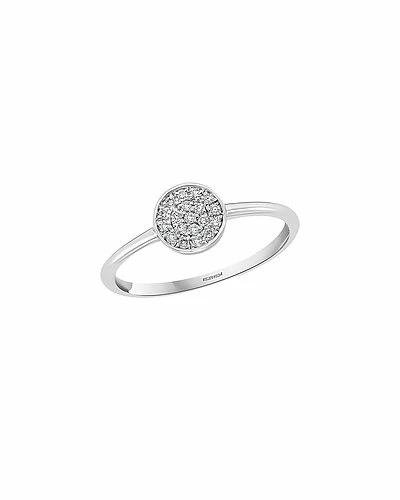 Effy Fine Jewelry Silver Diamond Ring Women 1 Effy Fine Jewelry Silver Diamond Ring Women