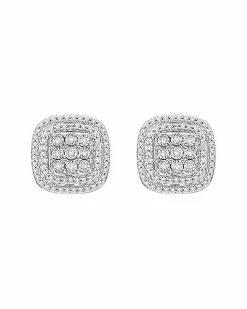 Effy Fine Jewelry Effy Silver Diamond Earrings Women