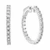 Effy Fine Jewelry Effy Silver 0.21 Ct. Tw. Diamond Earrings Women