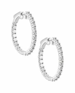 Effy Fine Jewelry Effy Silver 0.21 Ct. Tw. Diamond Earrings Women 5 Effy Fine Jewelry Effy Silver 0.21 Ct. Tw. Diamond Earrings Women -Effy Fine Jewelry Sales 6030407583 RLLD 3