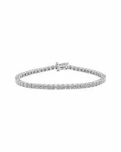 Effy Fine Jewelry Effy Silver 0.25 Ct. Tw. Diamond Bracelet Women
