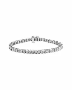 Effy Fine Jewelry Effy Silver 0.85 Ct. Tw. Diamond Bracelet Women