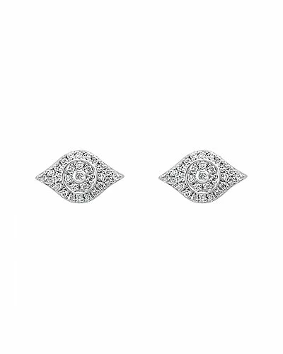 Effy Fine Jewelry Silver 0.17 Ct. Tw. Diamond Earrings Women 2 Effy Fine Jewelry Silver 0.17 Ct. Tw. Diamond Earrings Women - Image 2