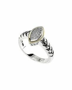 Effy Fine Jewelry Effy Silver Diamond Ring Women