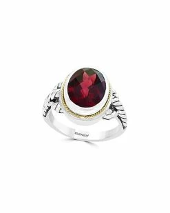 Effy Fine Jewelry Effy Silver 3.90 Ct. Tw. Garnet Ring Women