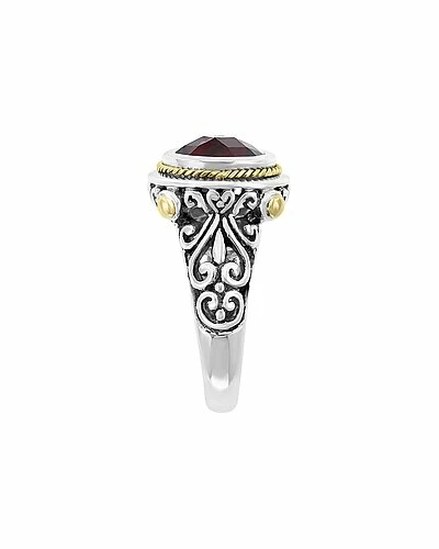 Effy Fine Jewelry Effy Silver 3.90 Ct. Tw. Garnet Ring Women 4 Effy Fine Jewelry Effy Silver 3.90 Ct. Tw. Garnet Ring Women - Image 4