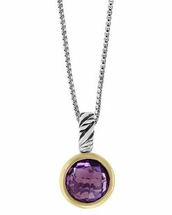 Effy Fine Jewelry Effy Silver 1.80 Ct. Tw. Amethyst Necklace Women