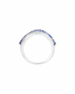 Effy Fine Jewelry Effy 14K 1.23 Ct. Tw. Diamond & Tanzanite Ring Women -Effy Fine Jewelry Sales 6030475795 RLLD 3