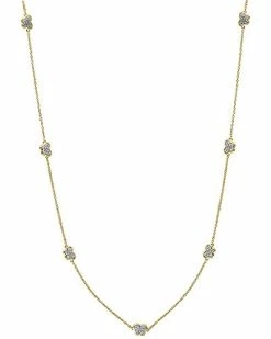 Effy Fine Jewelry Effy Silver 0.30 Ct. Tw. Diamond Necklace Women