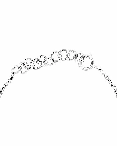 Effy Fine Jewelry Effy 14K 0.27 Ct. Tw. Diamond & Blue Sapphire Bracelet Women 2 Effy Fine Jewelry Effy 14K 0.27 Ct. Tw. Diamond & Blue Sapphire Bracelet Women - Image 2