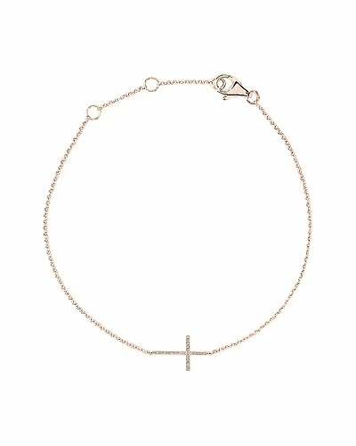 Effy Fine Jewelry Effy 14K Rose Gold Diamond Bracelet Women 1 Effy Fine Jewelry Effy 14K Rose Gold Diamond Bracelet Women