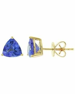 Effy Fine Jewelry Effy 14K 1.52 Ct. Tw. Tanzanite Earrings Women