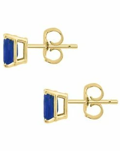 Effy Fine Jewelry Effy 14K 1.33 Ct. Tw. Blue Sapphire Earrings Women -Effy Fine Jewelry Sales 6030491034 RLLD 3
