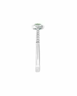 Effy Fine Jewelry Effy 18K 0.59 Ct. Tw. Diamond & Emerald Ring Women 5 Effy Fine Jewelry Effy 18K 0.59 Ct. Tw. Diamond & Emerald Ring Women -Effy Fine Jewelry Sales 6030491039 RLLD 3