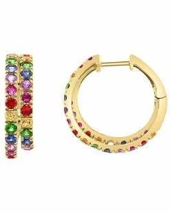 Effy Fine Jewelry Effy 14K 2.45 Ct. Tw. Gemstone Earrings Women