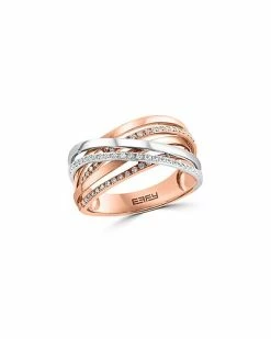 Effy Fine Jewelry Effy 14K 0.26 Ct. Tw. Diamond Ring Women