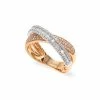 Effy Fine Jewelry 14K Two-Tone 0.67 Ct. Tw. Diamond Ring Women