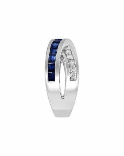 Effy Fine Jewelry Effy 18K 1.93 Ct. Tw. Diamond & Blue Sapphire Ring Women 5 Effy Fine Jewelry Effy 18K 1.93 Ct. Tw. Diamond & Blue Sapphire Ring Women -Effy Fine Jewelry Sales 6030491124 RLLD 3