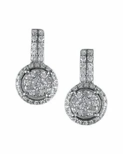 Effy Fine Jewelry Effy 14K 0.54 Ct. Tw. Diamond Earrings Women