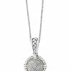 Effy Fine Jewelry Silver & 18K 0.24 Ct. Tw. Diamond Pendant Women