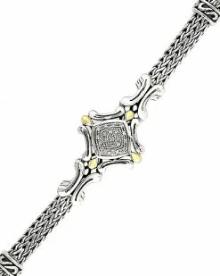 Effy Fine Jewelry 18K & Silver Diamond Bracelet Women