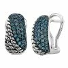 Effy Fine Jewelry Silver 1.25 Ct. Tw. London Blue Topaz Statement Earrings Women