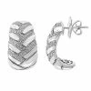 Effy Fine Jewelry Silver 0.33 Ct. Tw. Diamond Statement Earrings Women