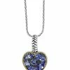 Effy Fine Jewelry Silver & 18K 2.20 Ct. Tw. Tanzanite Statement Pendant Women