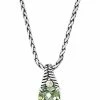 Effy Fine Jewelry Silver & 18K 6.00 Ct. Tw. Green Amethyst Statement Pendant Women