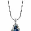 Effy Fine Jewelry Silver & 18K 2.70 Ct. Tw. Topaz Statement Pendant Women
