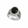 Effy Fine Jewelry Silver & 18K 8.55 Ct. Tw. Onyx Statement Ring Women