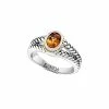 Effy Fine Jewelry Silver & 18K 0.85 Ct. Tw. Citrine Statement Ring Women
