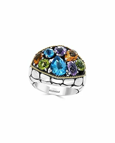 Effy Fine Jewelry Silver & 18K 6.20 Ct. Tw. Gemstone Statement Ring Women 1 Effy Fine Jewelry Silver & 18K 6.20 Ct. Tw. Gemstone Statement Ring Women
