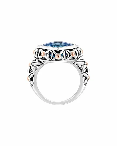 Effy Fine Jewelry 8.17 Ct. Tw. Blue Topaz Statement Ring Women 2 Effy Fine Jewelry 8.17 Ct. Tw. Blue Topaz Statement Ring Women - Image 2